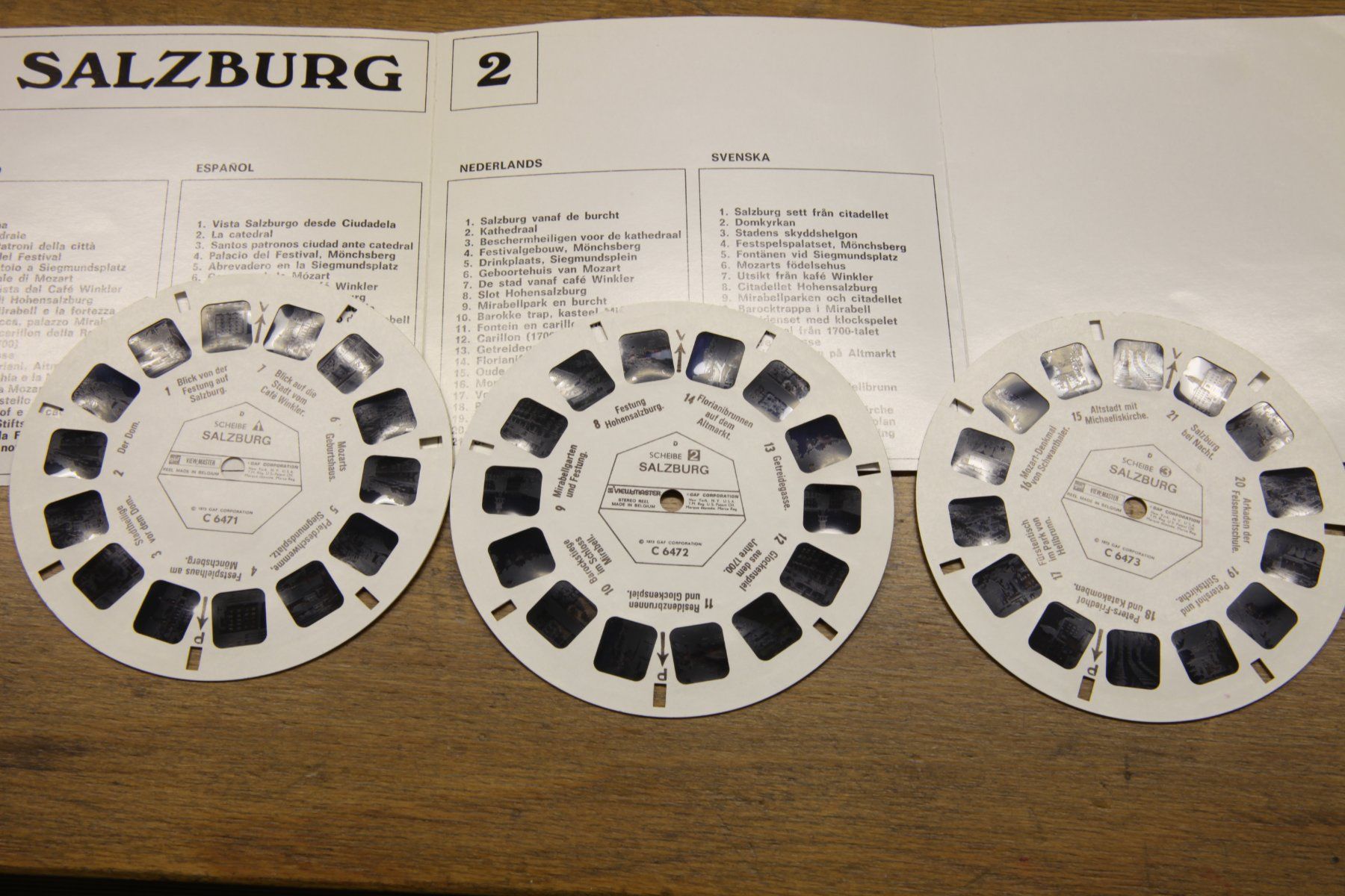 View-master Spielzeuge: View-Master Set: Salzburg, Nr. C 6471-6473 – Gebraucht aus Dietikon von Idefix66 3