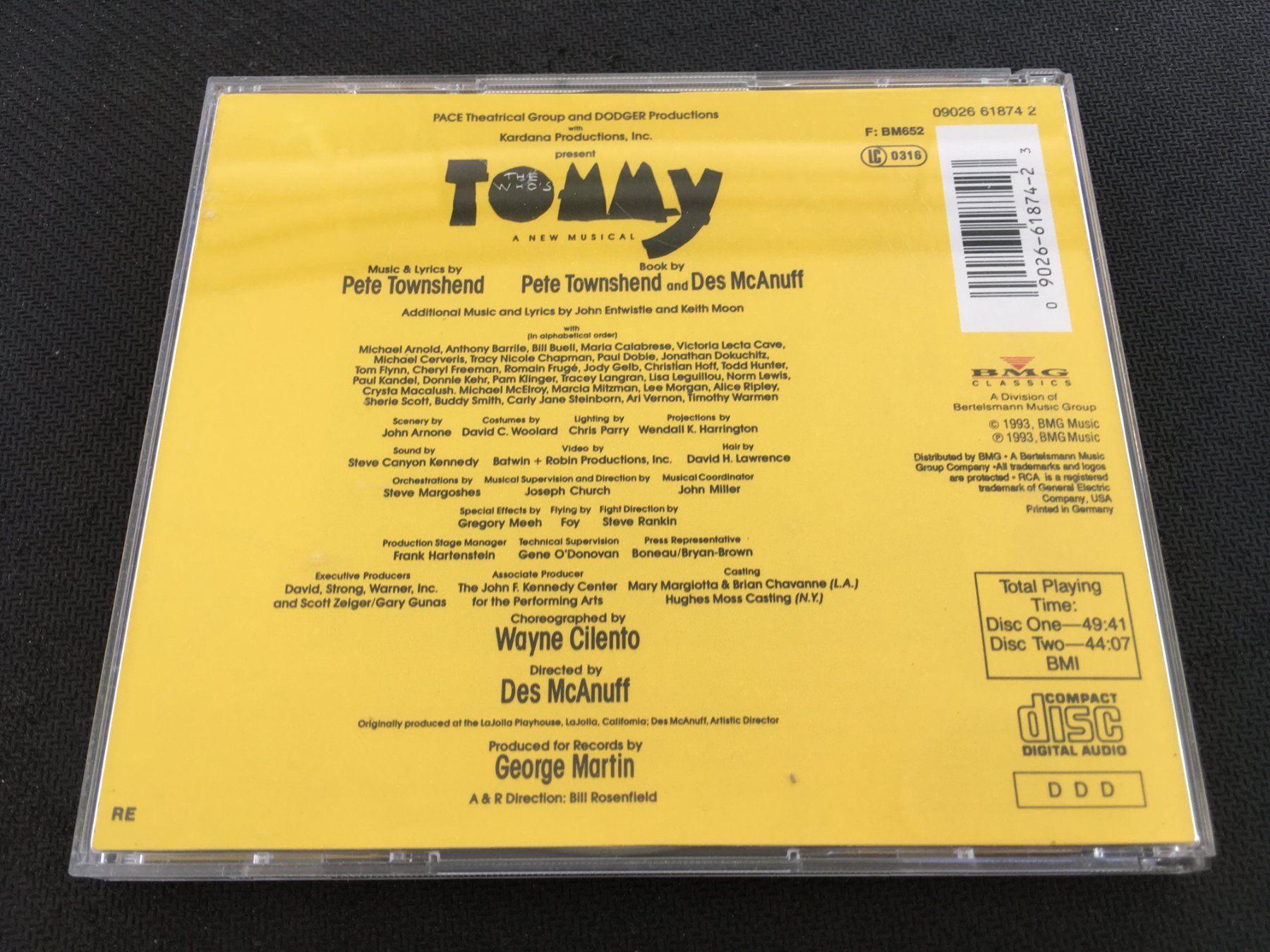 CD: The Who's Tommy - Original Cast Recording -CD- 2cd – Usato da St.Gallen venduto da MedienJoe 2