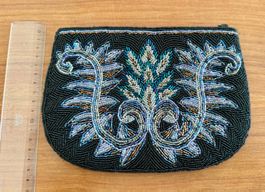 Clutch aus Perlen Perlentäschchen (21x14.5) Tasche Pochette