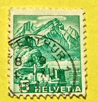 Nr.202 Pilatus GESTEMPELT Landschaften 1939  