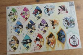 Briefmarken Japan - Anime Demon Slayer Kimetsu no Yaiba