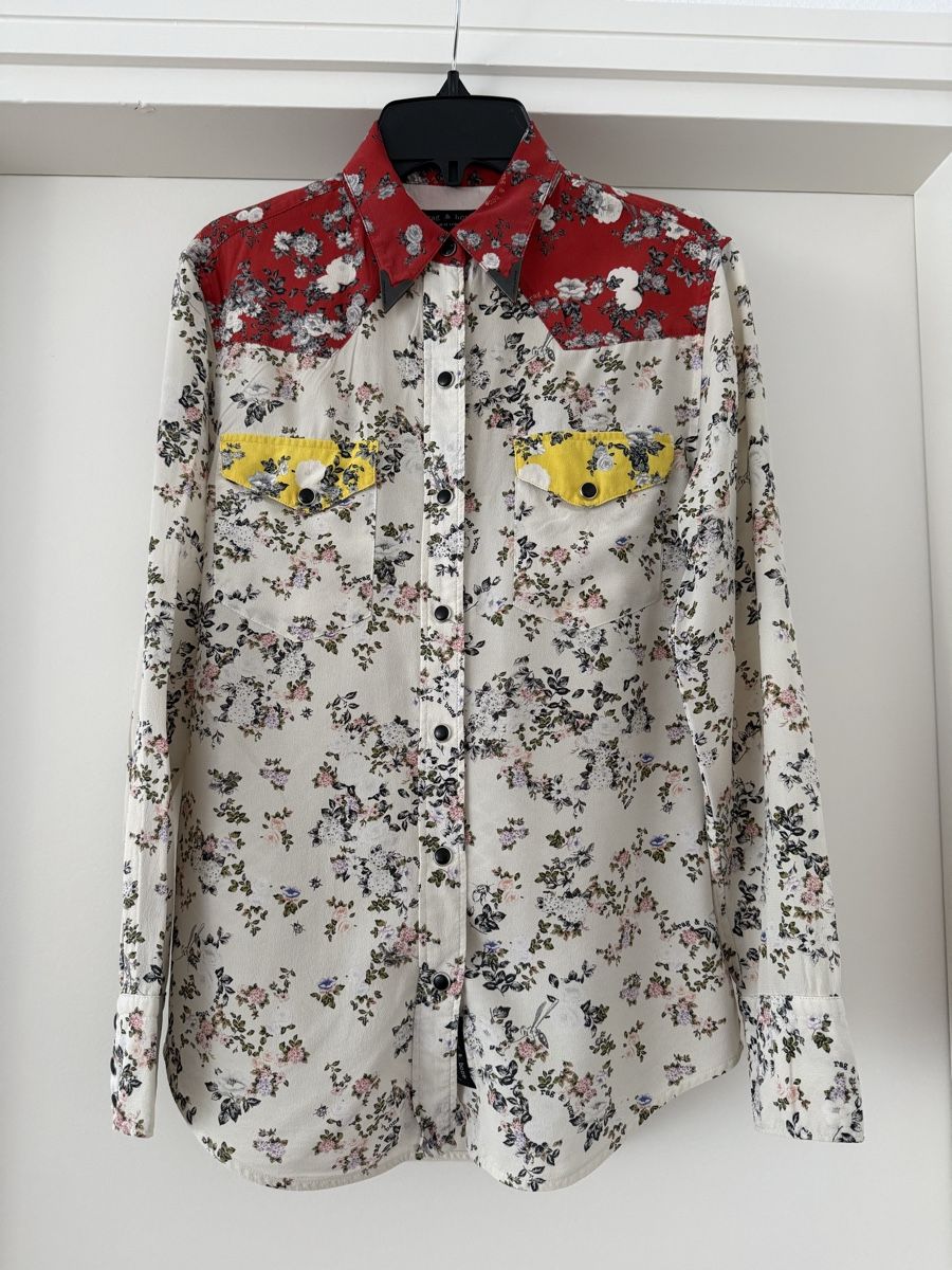 Blusen: Camicia floreale RAG&BONE – Gebraucht aus Viganello von mit_hd8q