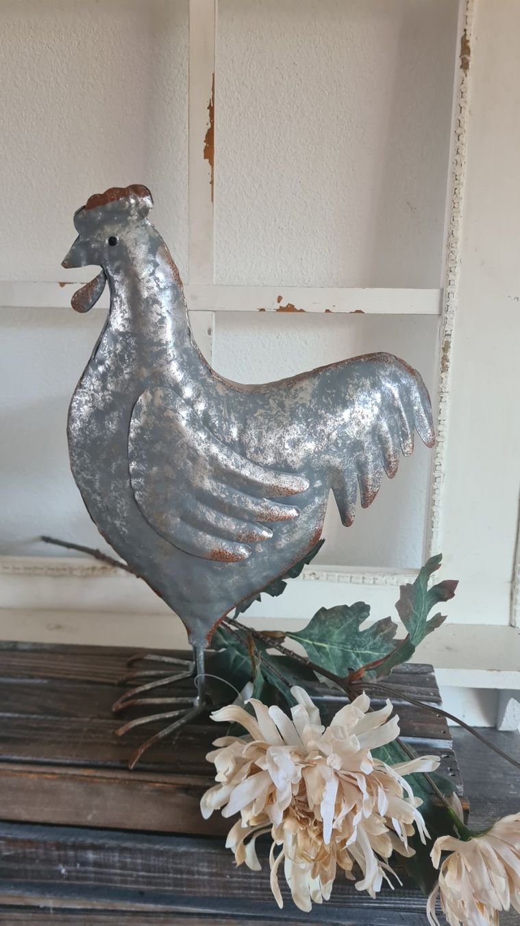 Statuette: Action cooles Metall Huhn Einzelstück – Nuovo e nell'imballaggio originale da Böttstein venduto da decodor-angi 3