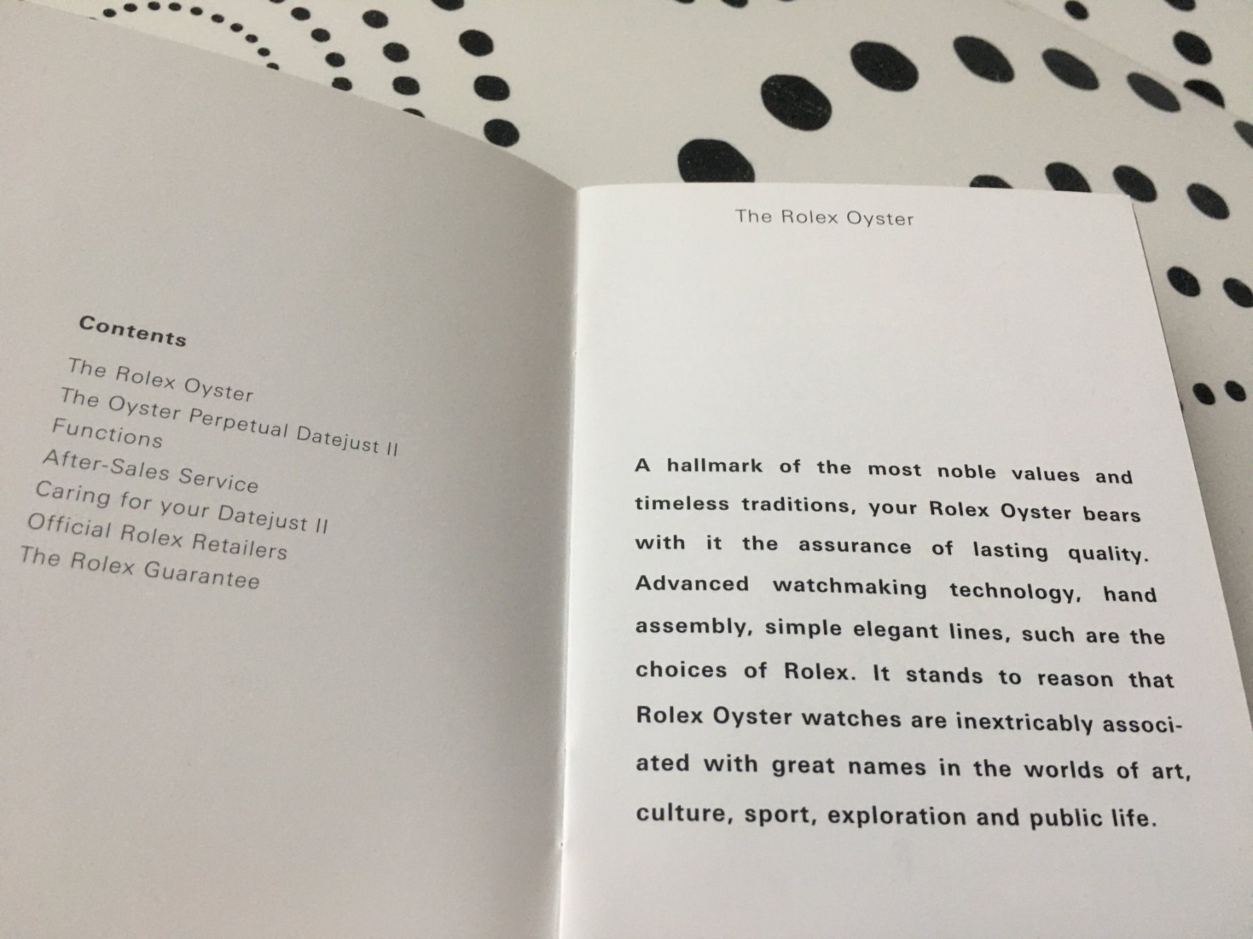 Rolex Documents: ROLEX - DATEJUST II - OPERATING INSTRUCTIONS ENG 2010 !!! – D'occasion à Epalinges par dream-watch 1