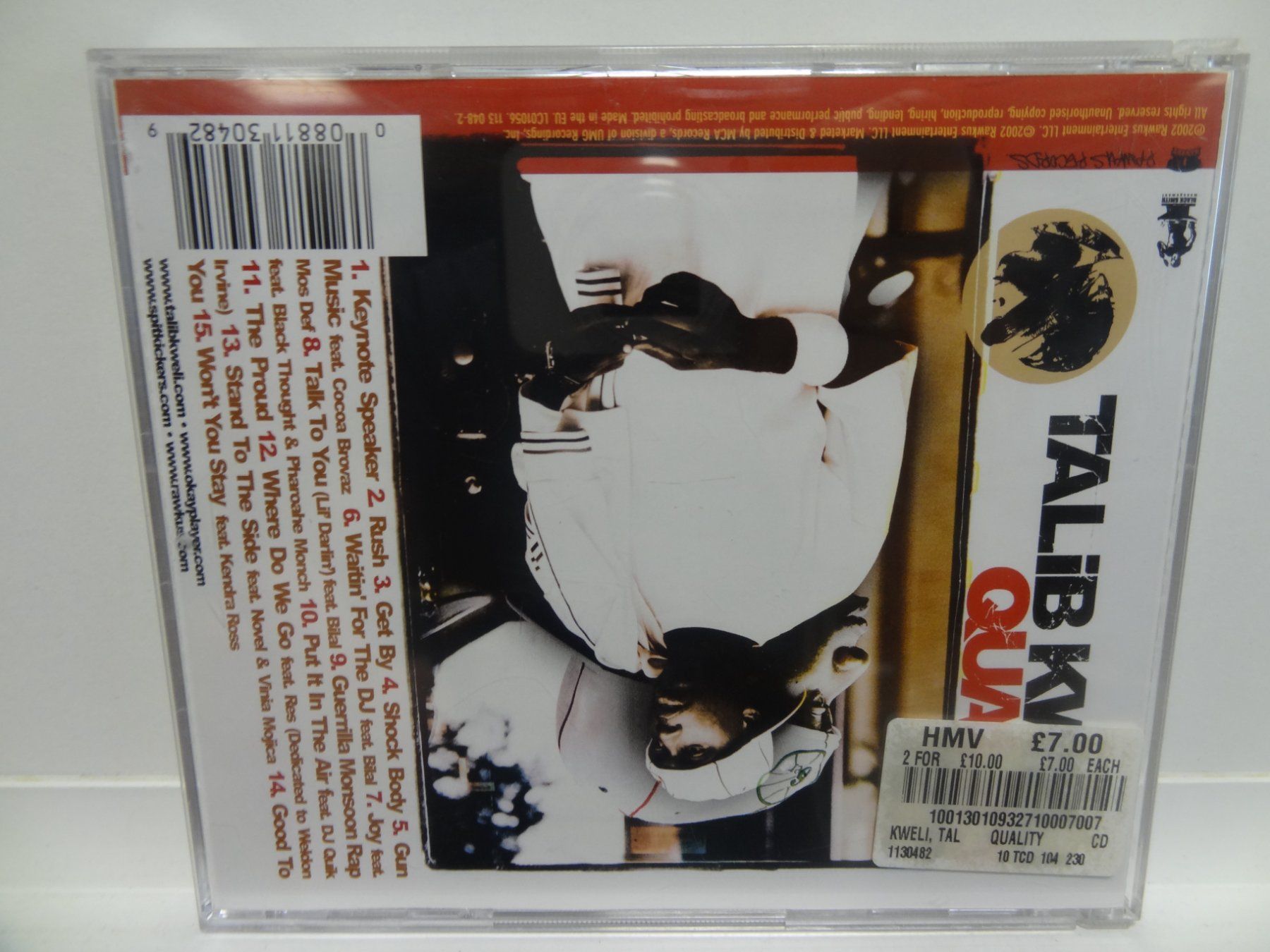 CD: Talib Kweli - Quality – Usato da luzern venduto da musicandart 1