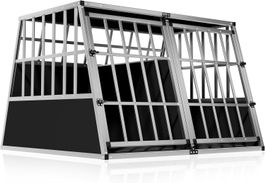 Hundetransportbox Tiertransport Aluminium 97L x 90B x 70H cm