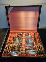 WMF Silber-Besteckset, 29 Teile mit Zierrand / Barock-Dekor