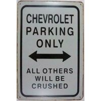 Rusty Blechschild-CHEVROLET PARKING ONLY