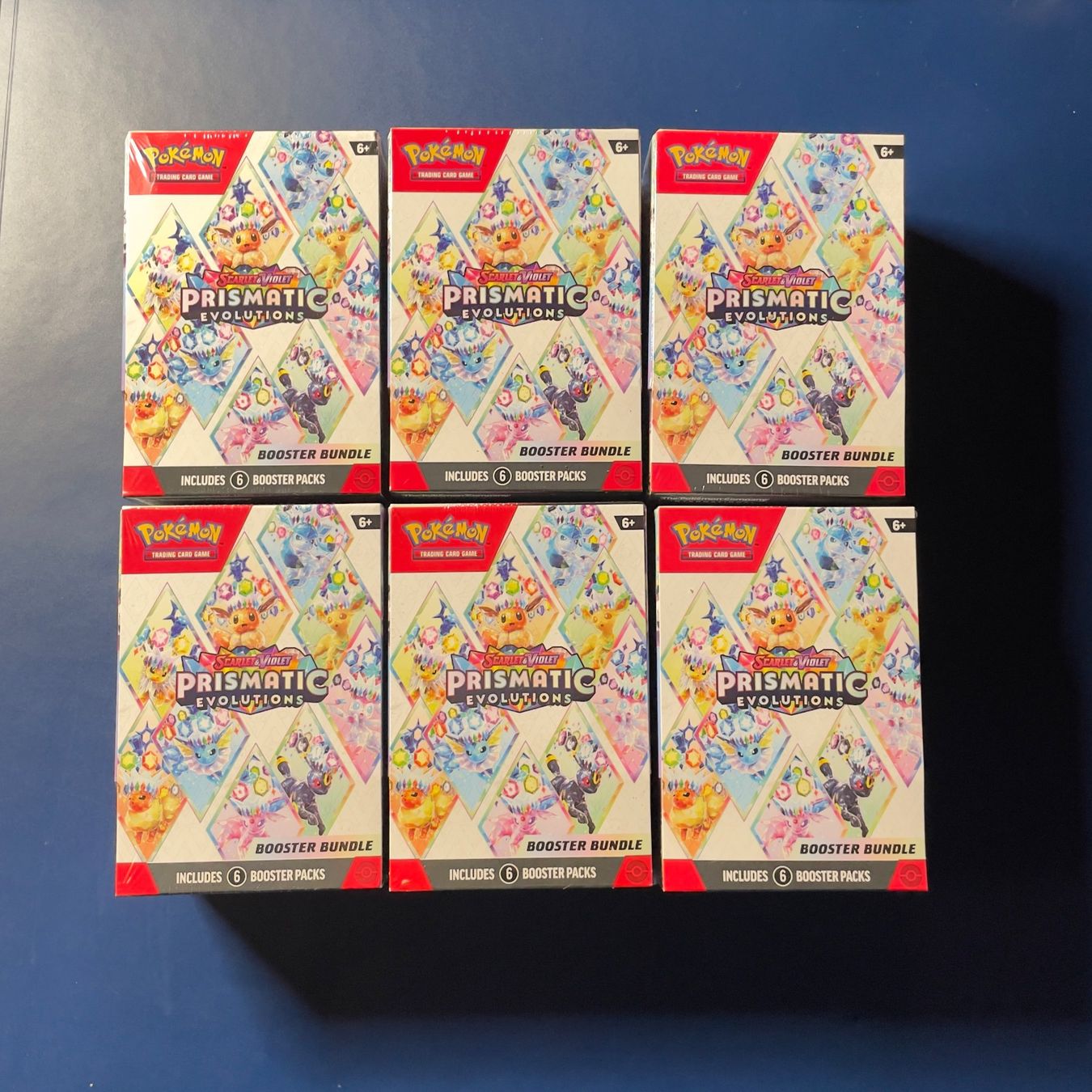 Pokémon Carte collezionabili: 6x Pokémon Prismatic Evolutions Booster Bundle – Nuovo e nell'imballaggio originale da Näfels venduto da ilike2