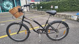 Cruiser Velo California schwarz mit Korb gebrauchter Zustand