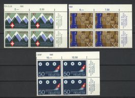 1968, Sonderpostmarken I, Viererblöcke **