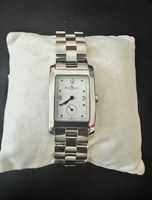 Baume & Mercier Hampton Damenuhr, Stahl, Leder, Top Zustand!