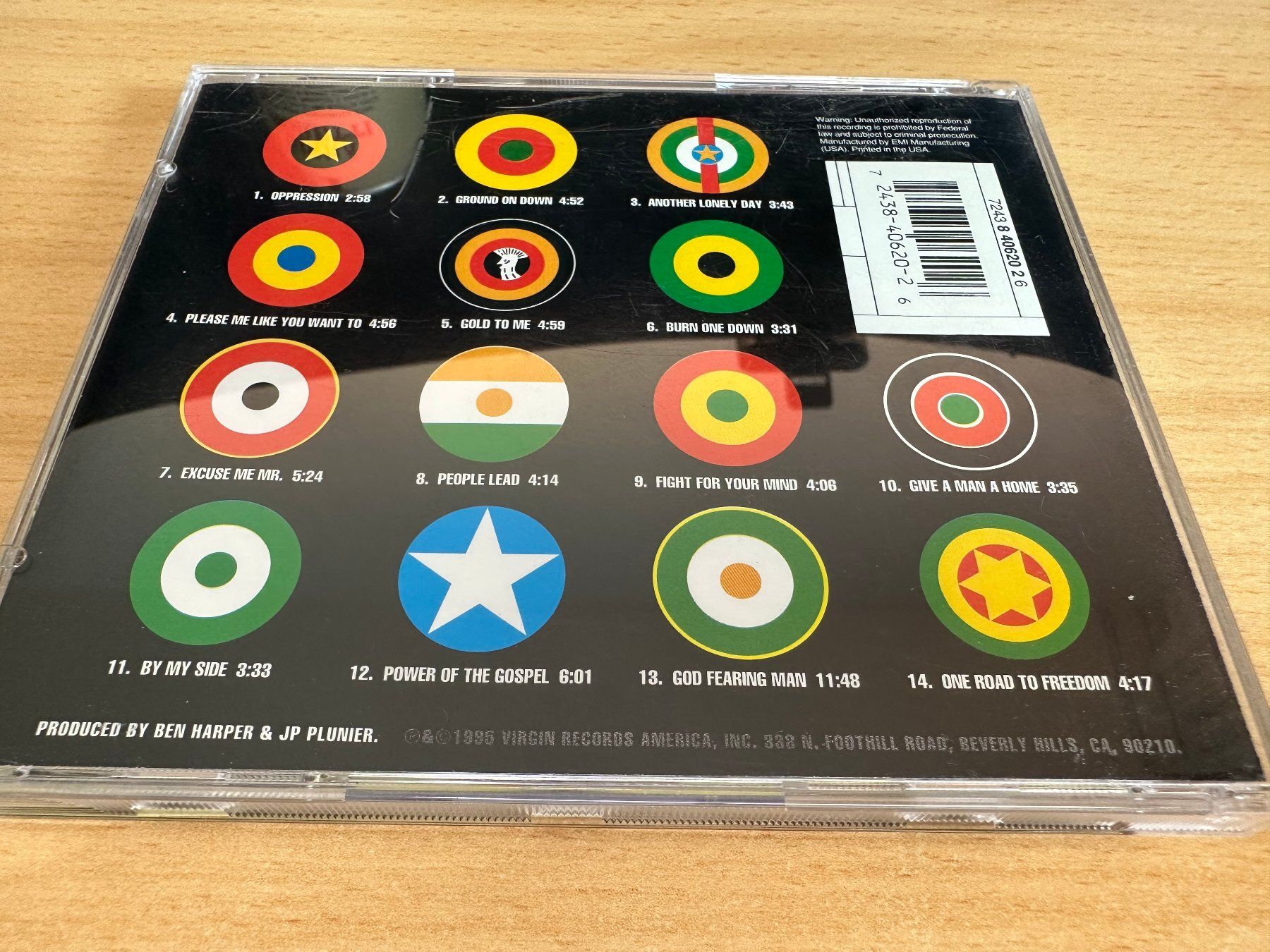 CD: Ben Harper – Fight For Your Mind – Usato da Rikon im Tösstal venduto da Alpenmutz 1