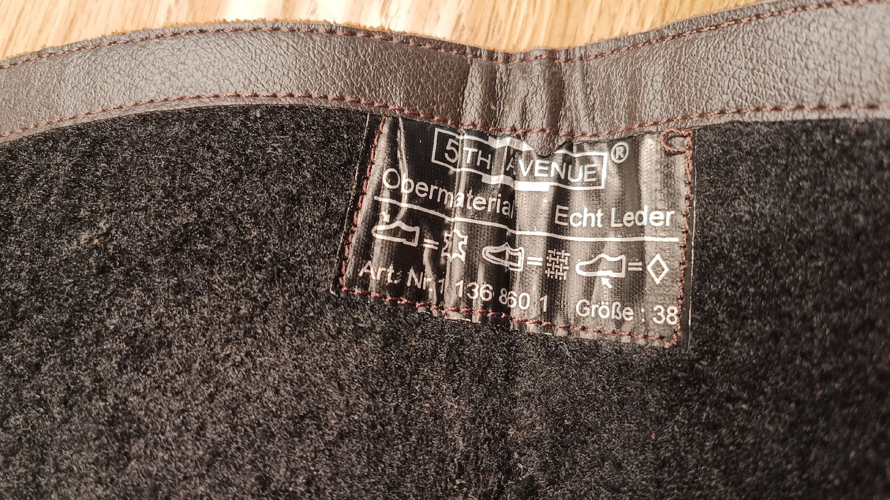 Damenschuhe: Leder Stiefel 38 braun – Gebraucht aus Villmergen von  5