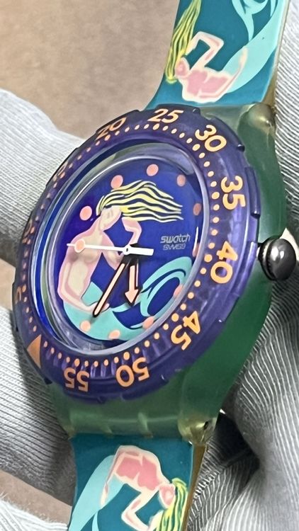 Swatch Montres: Swatch Scuba -Uhr mit Meerjungfrau! – D'occasion à Grenchen par chththl 5