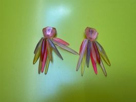 Design MONIES – Ohrclips Multicolor aus Acryl
