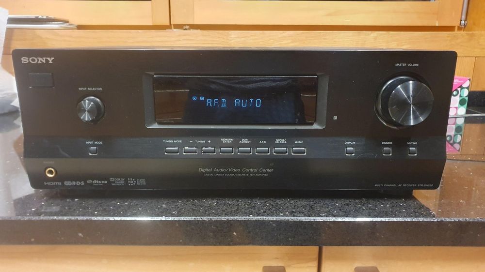 Sony STR-DH520 Digital 7.1 AV-Receiver Schwarz (Gebraucht) in ...