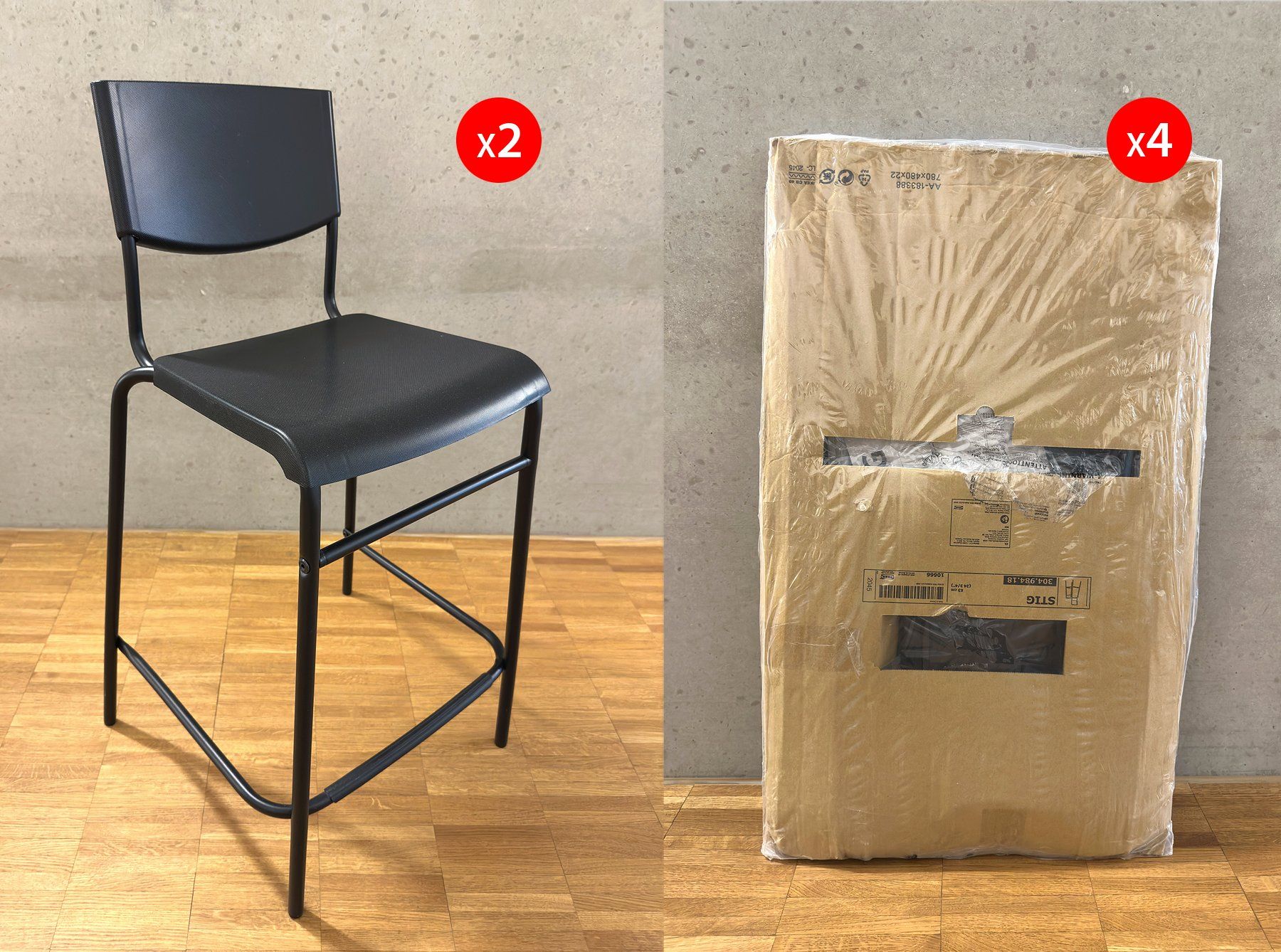 Ikea Sgabelli: 6× IKEA STIG Barhocker – Usato da Murg venduto da Viktoria2014