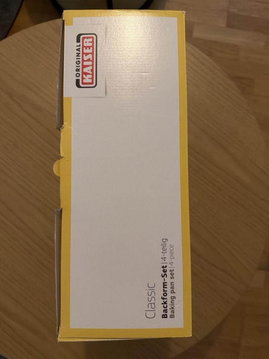 Kaiser Backformen: Kaiser Classic Backform-Set, 4-teilig, originalverpackt – Neu (gemäss Beschreibung) aus Fehraltorf von milady 1