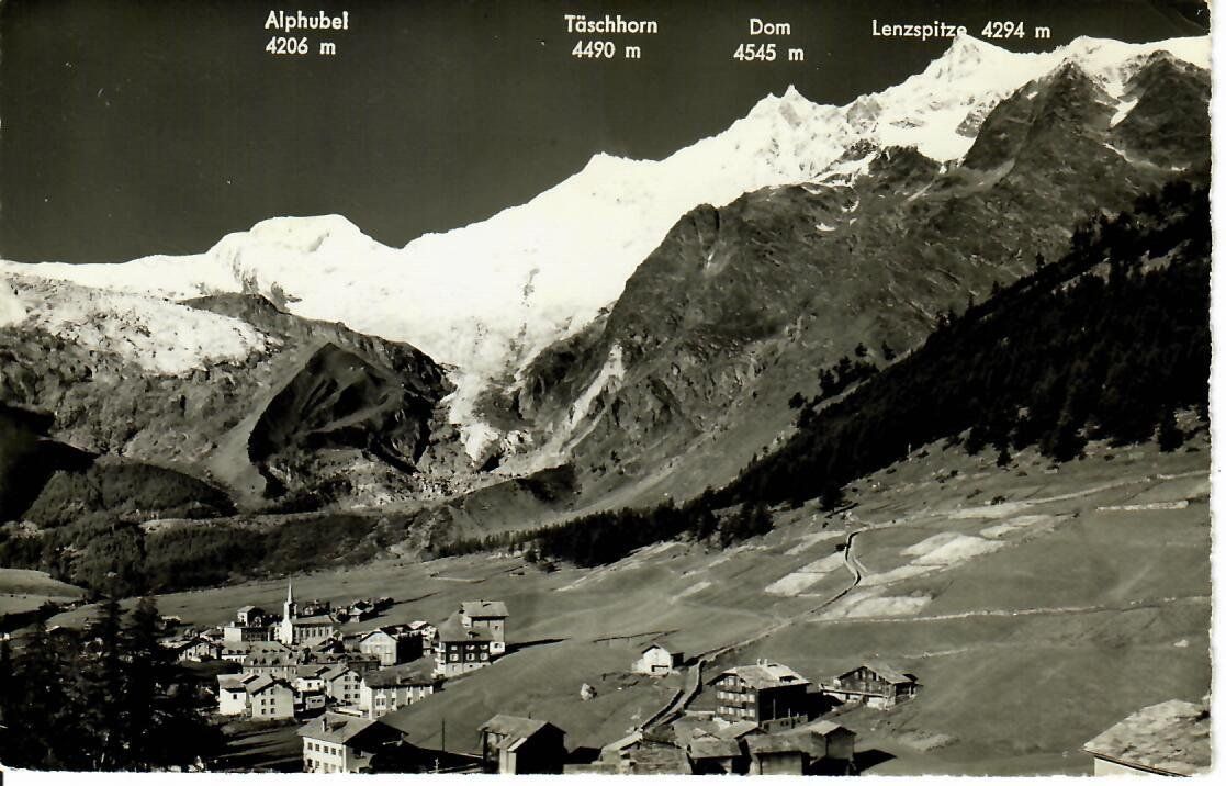 Ansichtskarten: Saas - Fee – Gebraucht aus Hochdorf von Ziegel-16