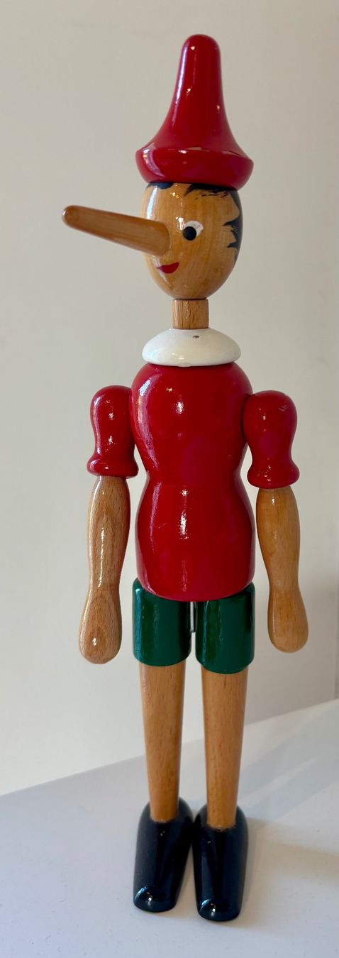Statuette: Pinocchio Holzfigur Vintage – Usato da Beinwil am See venduto da randy02