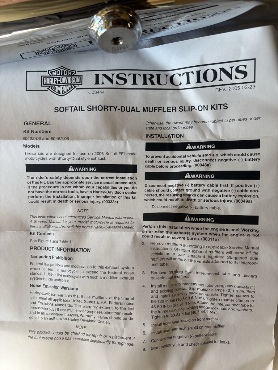 Harley-Davidson Tutti i ricambio per moto: Harley Davidson Auspufftöpfe 80481-06 – Nuovo (secondo la descrizione) da Schötz venduto da Harley35 4