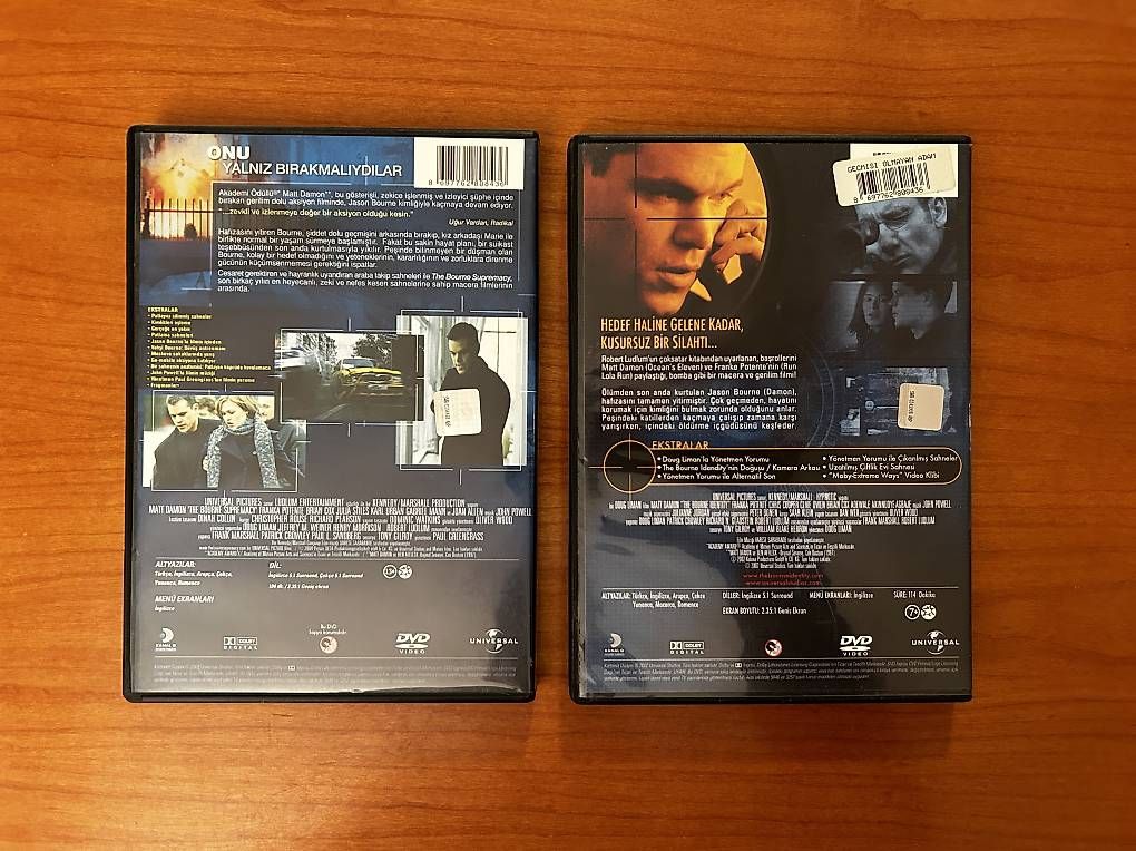 Tutti i DVDs: 2 Bourne Filme – Usato da Zollikerberg venduto da sel_99lq 1