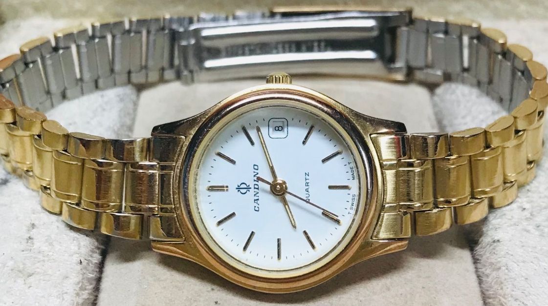 Candino Uhren: Candino Goldfarben Quartz Swiss Made – Gebraucht aus Untersiggenthal von TimeandShine 5