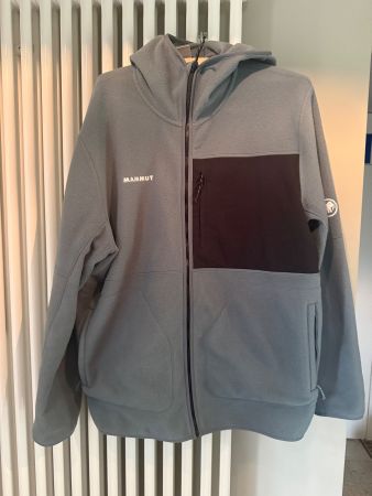 Mammut Fleece Jacke Blau/Grau - Top Zustand - Grösse XXL