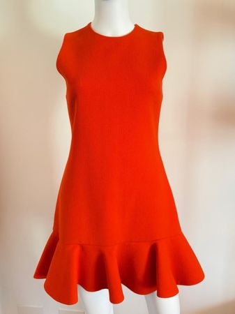 Victoria Beckham Kleid Orange