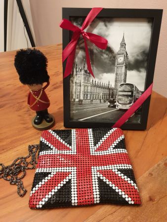 🇬🇧 Clutch mit Pailletten UK Flagge 🇬🇧