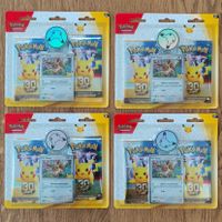 4x Pokemon 30th Celebration / Jahre 2 Pack Blister Evoli DE