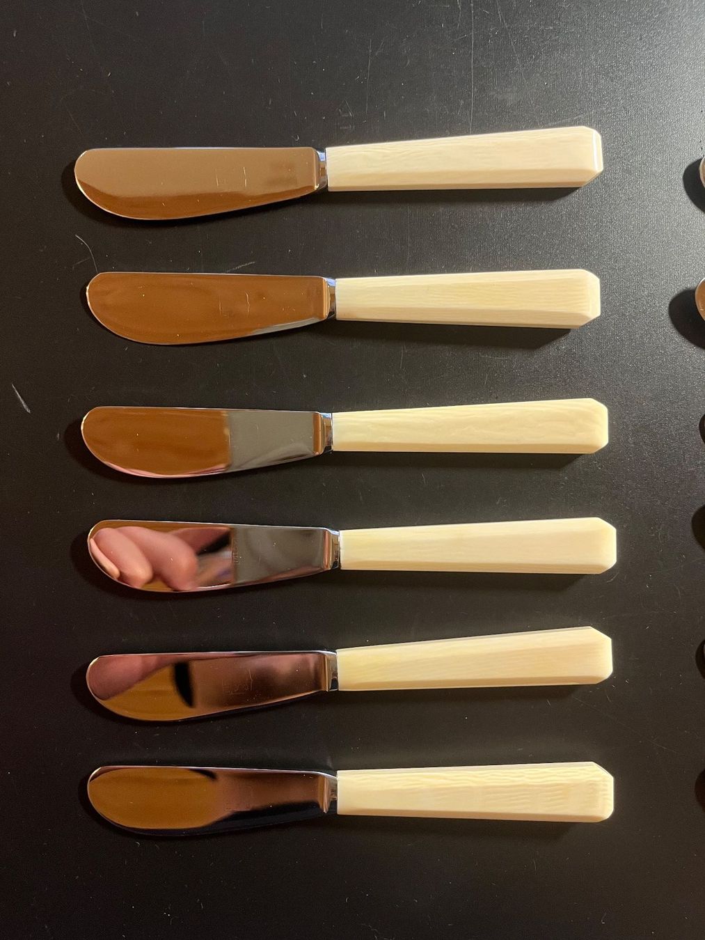 Posate: Buttermesser Elfenbein farbig – Nuovo (secondo la descrizione) da Madiswil venduto da nofox222 3