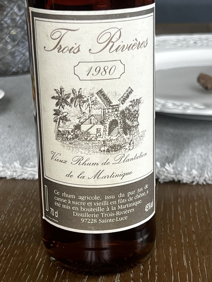 Bevande alcoliche: Trois Rivières 1980 Millésime Rum – Nuovo e nell'imballaggio originale da Fribourg venduto da Karmann74 2