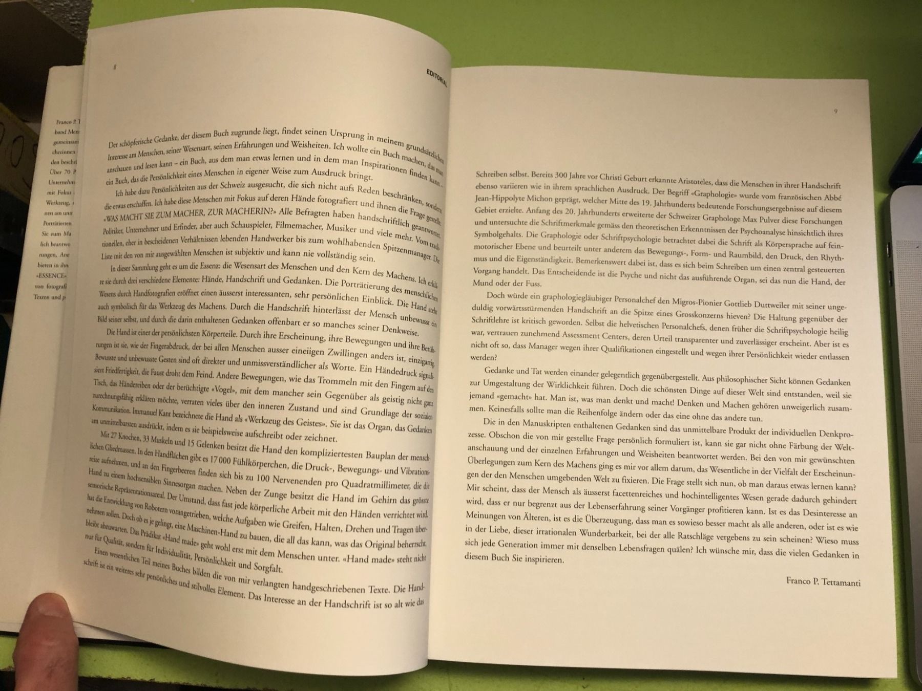 Libri: Franco P. Tettamanti: Essence. – Usato da Zürich venduto da allp 4