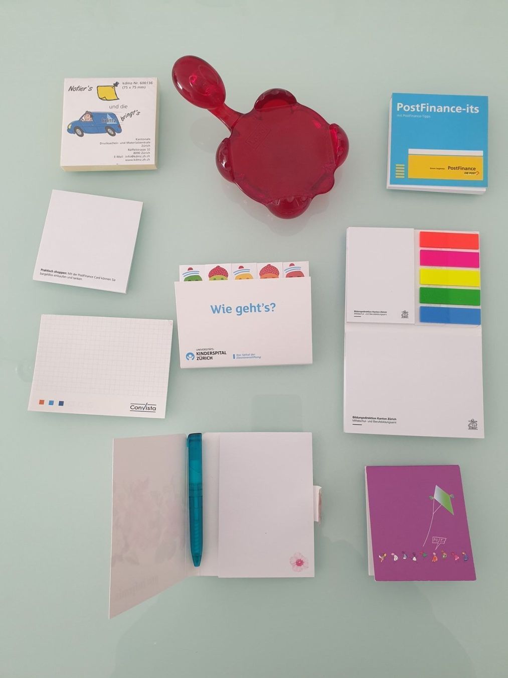 Blocchi: Koziol ARCHIBALD Büro Notizhalter Sticky Notes Notizzettel – Nuovo (secondo la descrizione) da Oetwil an der Limmat venduto da dhantal 8