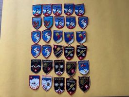 30 X ABZEICHEN ZUM AUFNÄHEN MIT CH WINTERORTE
