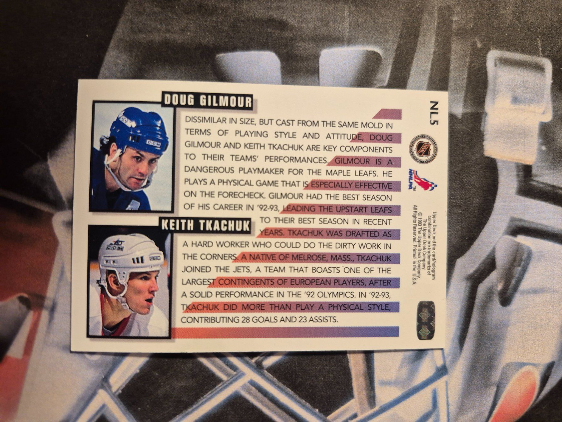 NHL Sammelbilder & Trading cards: NHL Next Line Doug Gilmour & Keith Tkachuk – Gebraucht aus Treiten von Sauber73 1