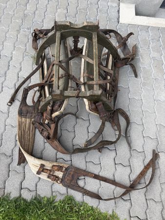 Original Schweizer Armee Bastsattel