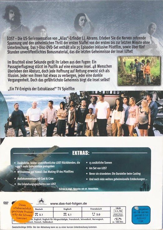 Alle DVDs: Lost 1 – Gebraucht aus Muri b. Bern von AdidasCollector 2