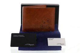 S.T. DUPONT / DERBY WALLET - Leder Brieftasche braun NEU