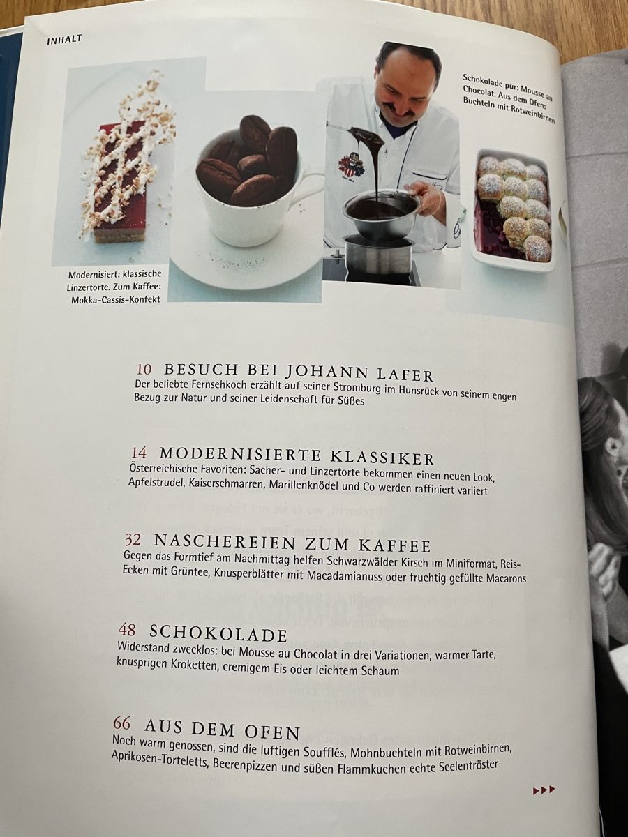 Riviste & Magazine: Der süsse Lafer Kochzeitschrift – Usato da Zürich venduto da silab69 1