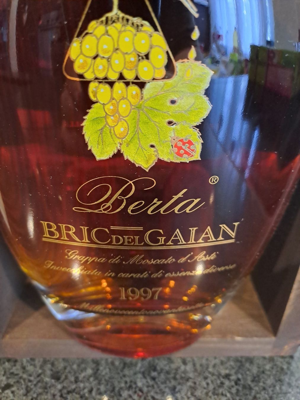 Berta Bevande alcoliche: Berta Grappa BRICDELGAIAN 1997 mit OHK – Nuovo e nell'imballaggio originale da Elsau venduto da Kellerraeumung 2