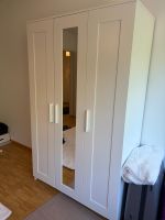 KEA BRIMNES Wardrobe with Mirror – White (117x50x190 cm)