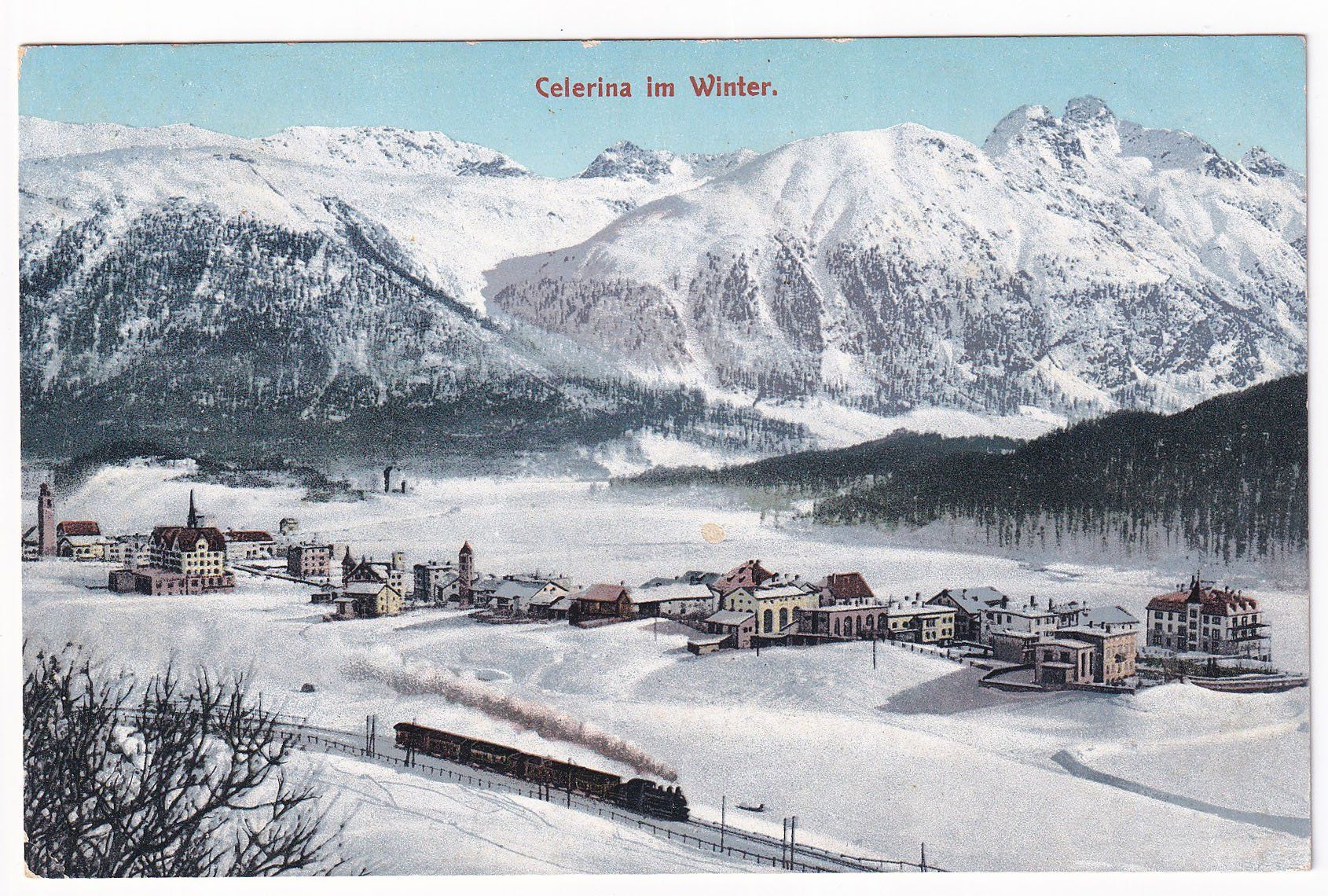 Cartoline postali: Celerina im Winter N°137 – Usato da Cormoret venduto da Pascalll2001