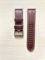 Echt Leder Uhrenarmband, Braun, 26mm, Neu und Unbenutzt!
