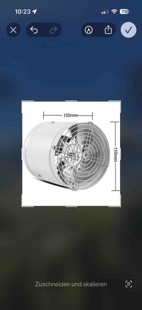 Ventilatori: Rohrventilator 150mm Abluftventilator weiss – Nuovo (secondo la descrizione) da Rupperswil venduto da luk_5gt5 3