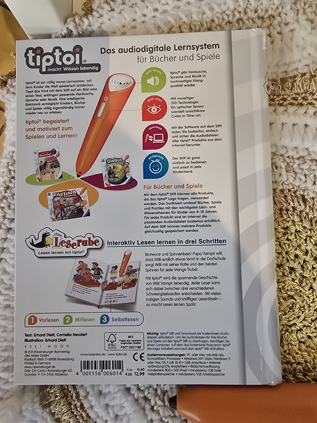 Audiolibri: tiptoi Willi Vampir in der Schule Buch mit Stift Leselernset – Nuovo (secondo la descrizione) da Busswil BE venduto da Mirkel 3