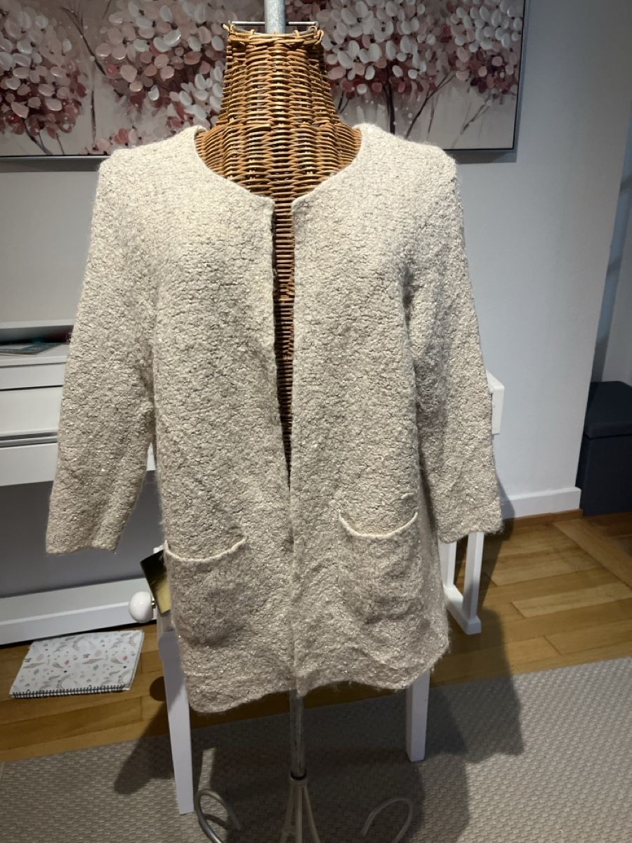 Monari Jacken: Wolljacke mit Pailletten, Monari, 42 – Gebraucht aus Solothurn von Bobesch08
