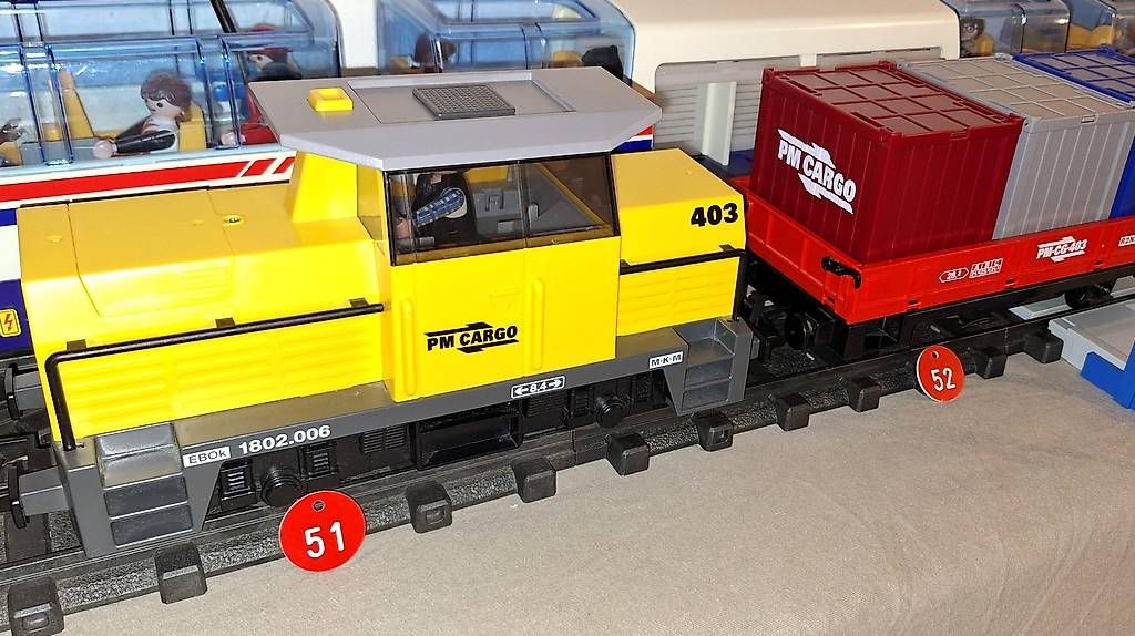 Playmobil Giocattoli: Playmobil 5258 RC Train Güterzug Starter-Set – Usato da Reinach BL venduto da Playmobilist
